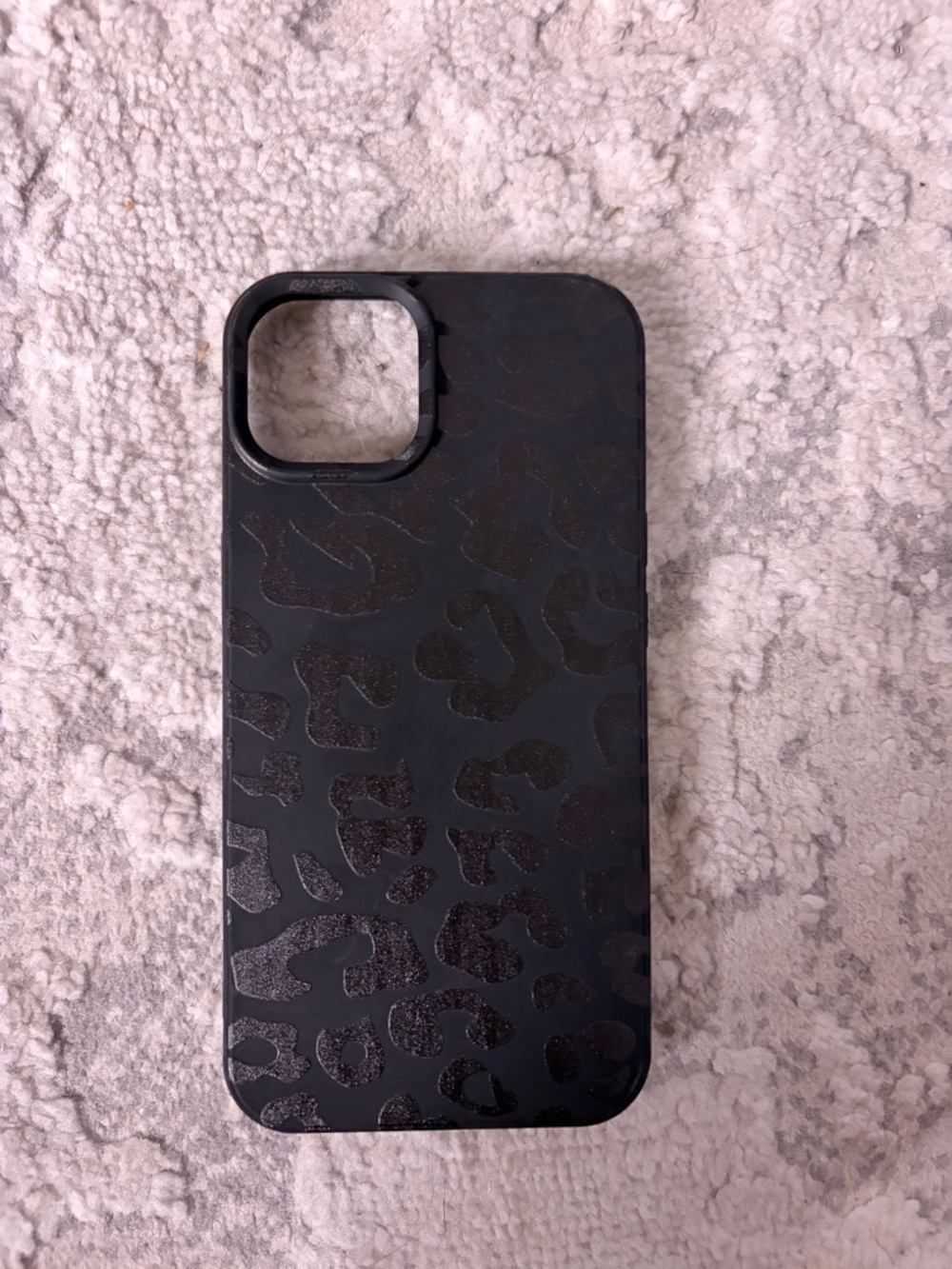Black Leopard Pattern Phone Case - IPhone 13